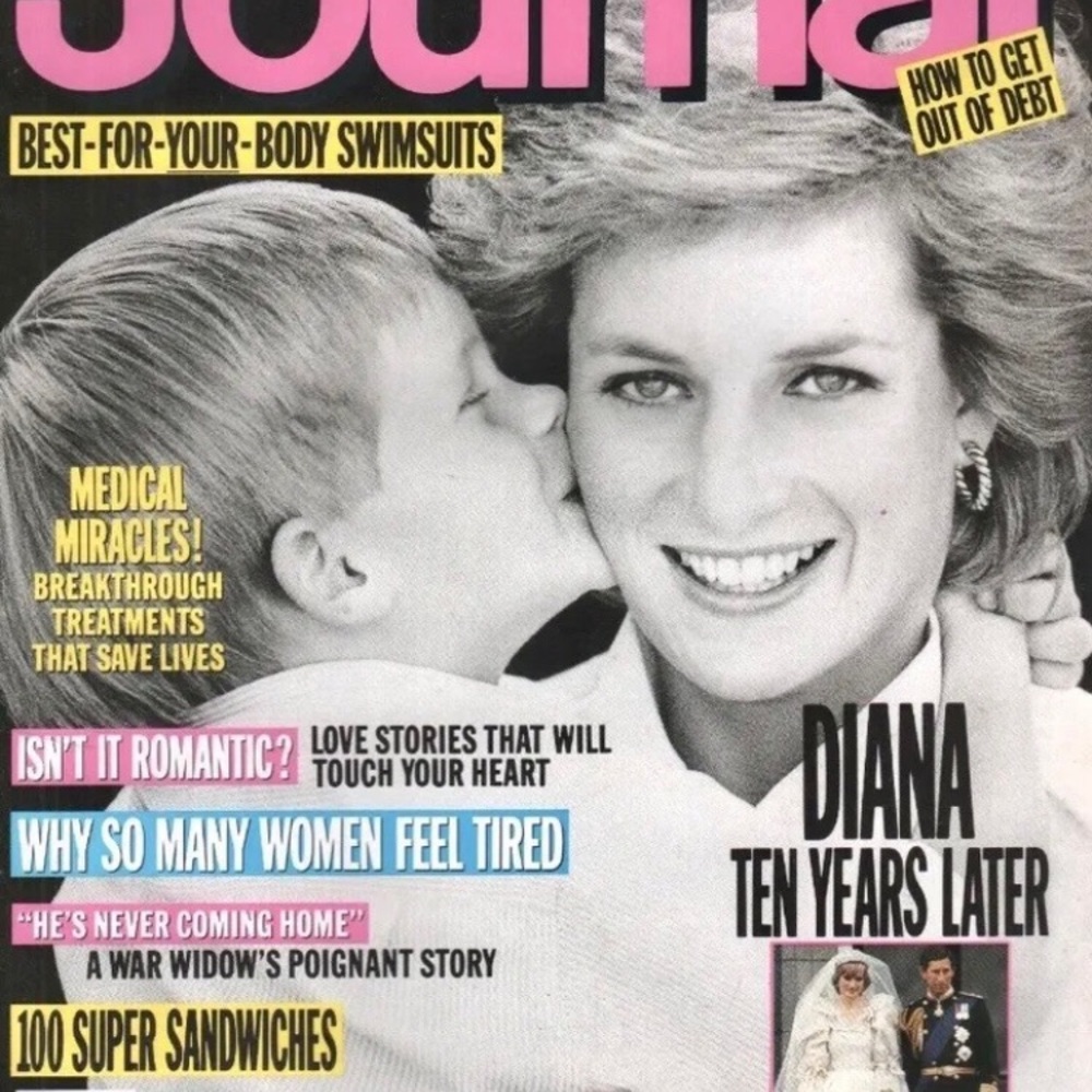 Ladies Home Journal June 1991 Princess Diana, Prince Harry
